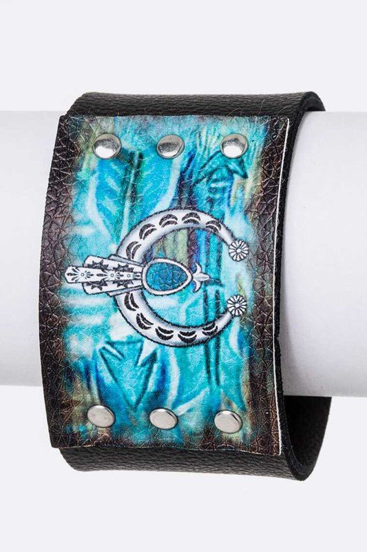 Squash Blossom Printed Cuff - Loving It Shop
