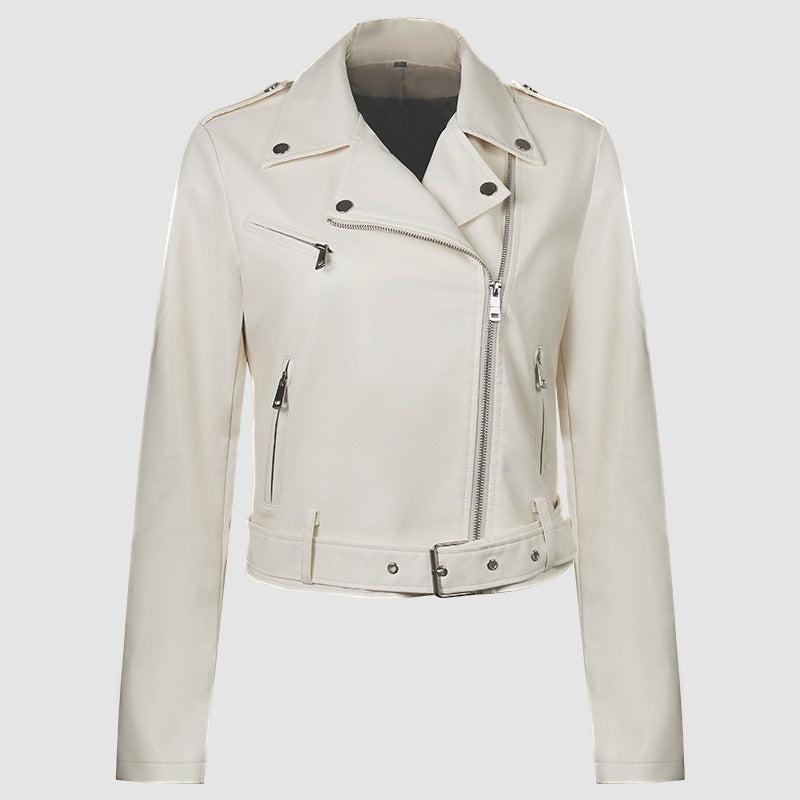 Lapel Short Belt Women&