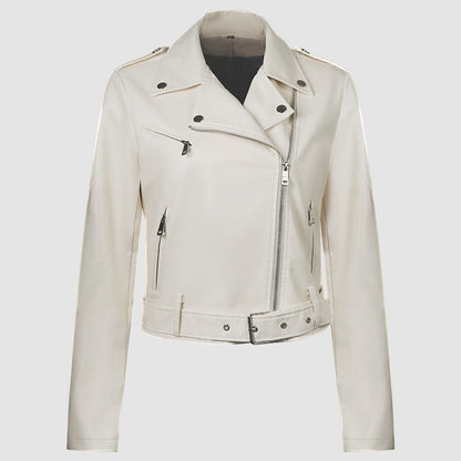 Lapel Short Belt Women&