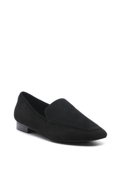 JULIA LEATHER POINTED LOAFERS - Loving It Shop