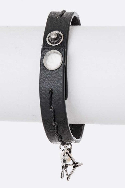 Fearless Leather Bracelet - Loving It Shop