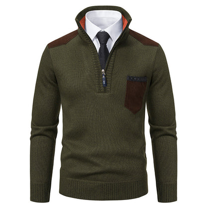 Plush Thickened Sweater Pullover Zipper