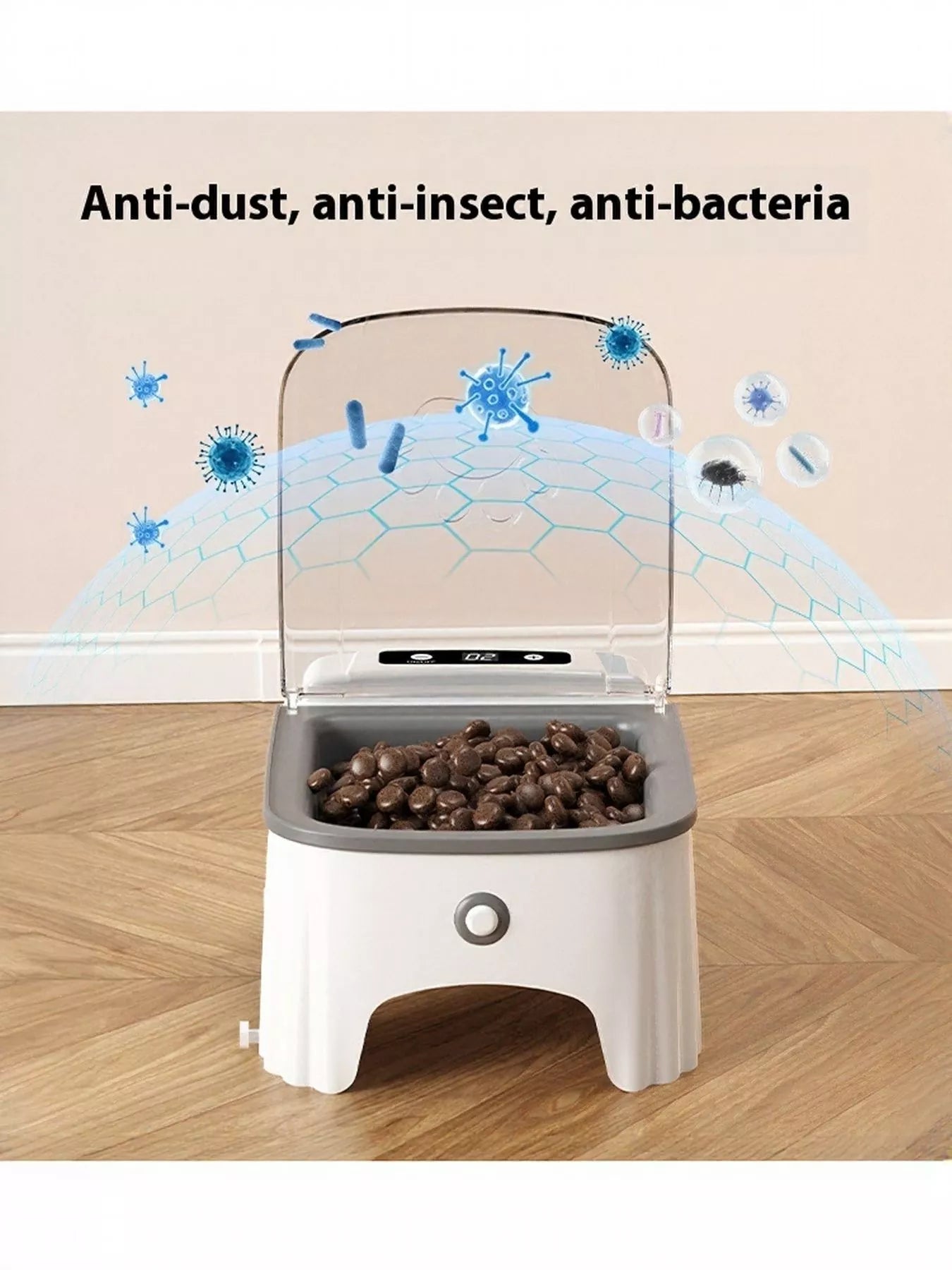 Automatic Pet Feeder with Elevated Bowl - Loving It Shop
