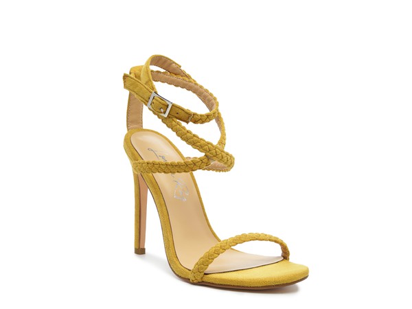 Sherri High Heeled Faux Suede Sandals