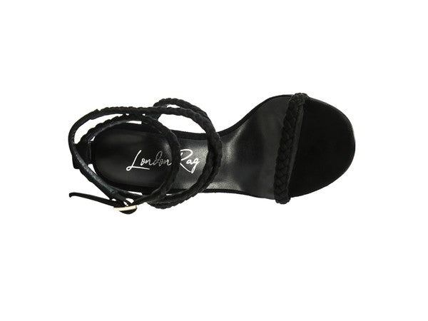 Sherri High Heeled Faux Suede Sandals