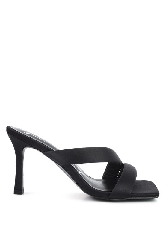 SPICE UP CROSS STRAP HEELS - Loving It Shop