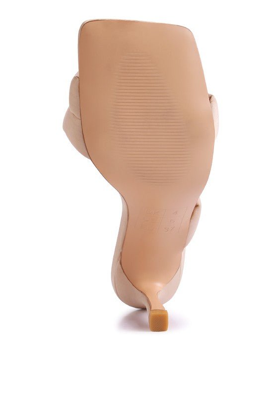 SPICE UP CROSS STRAP HEELS - Loving It Shop