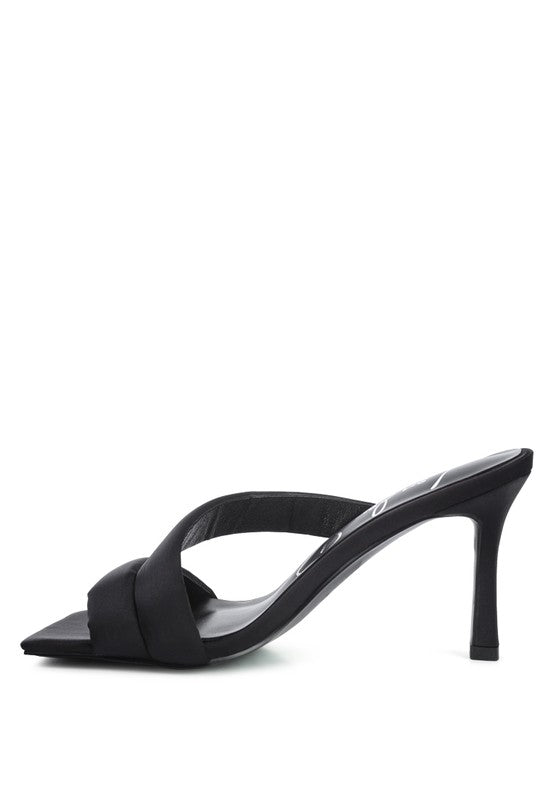 SPICE UP CROSS STRAP HEELS - Loving It Shop
