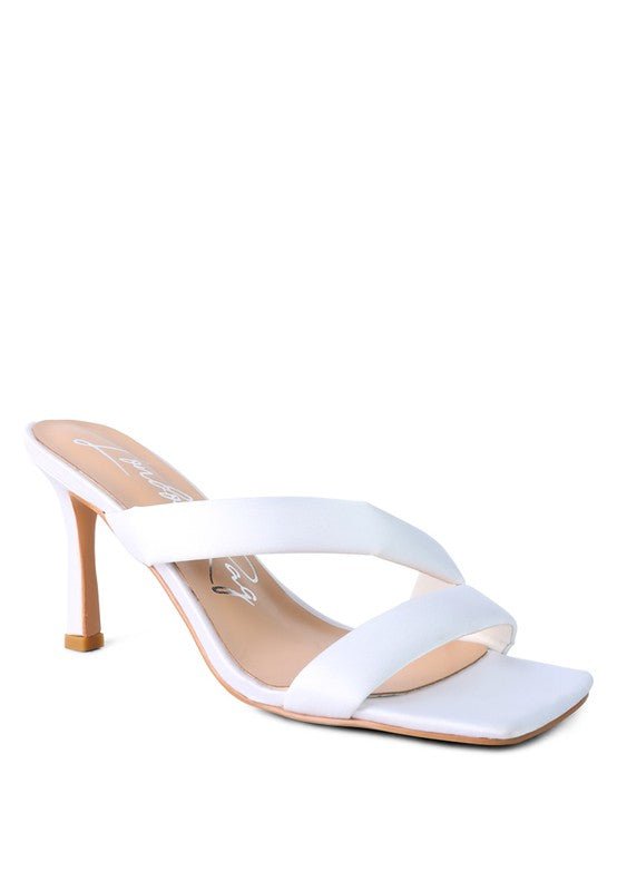 SPICE UP CROSS STRAP HEELS - Loving It Shop