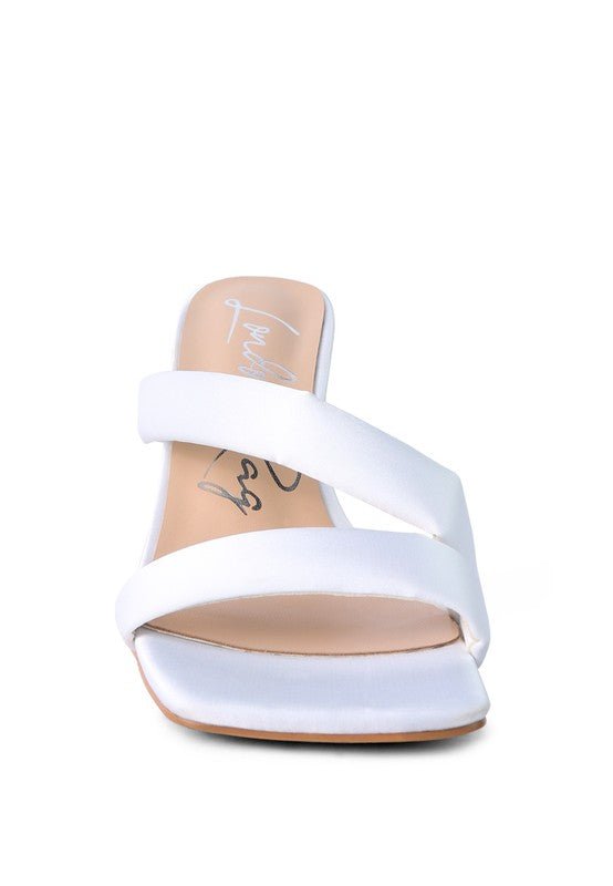 SPICE UP CROSS STRAP HEELS - Loving It Shop