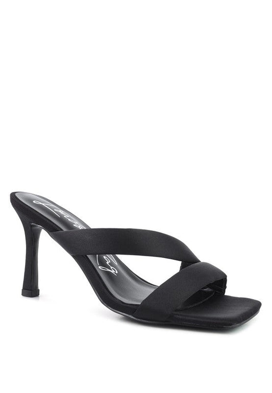 SPICE UP CROSS STRAP HEELS - Loving It Shop