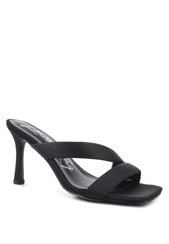 SPICE UP CROSS STRAP HEELS - Loving It Shop