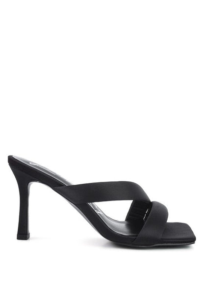 SPICE UP CROSS STRAP HEELS - Loving It Shop