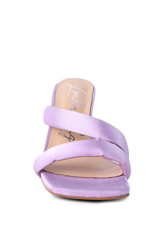 SPICE UP CROSS STRAP HEELS - Loving It Shop