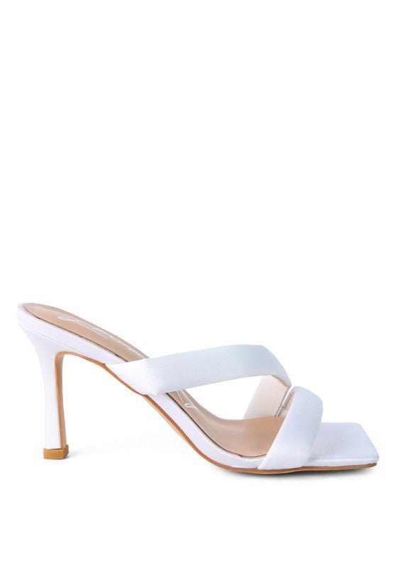 SPICE UP CROSS STRAP HEELS - Loving It Shop