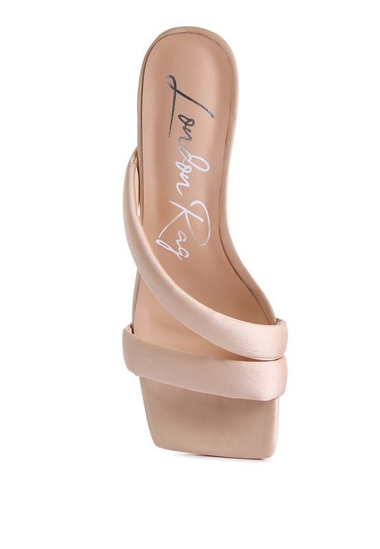 SPICE UP CROSS STRAP HEELS - Loving It Shop