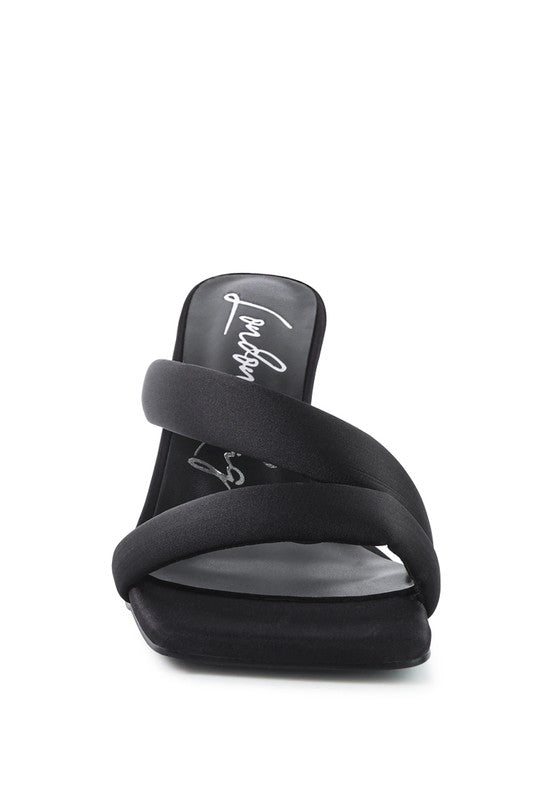 SPICE UP CROSS STRAP HEELS - Loving It Shop