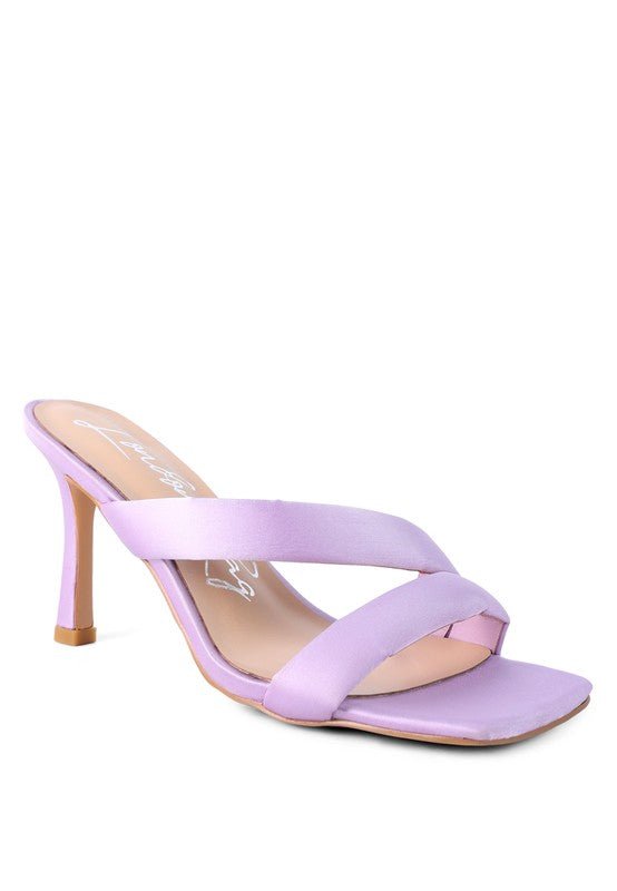 SPICE UP CROSS STRAP HEELS - Loving It Shop