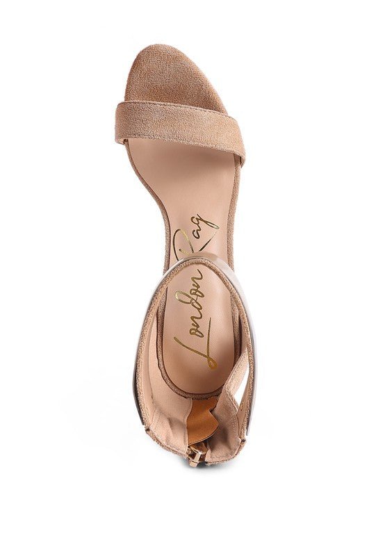 COSMO GIRL METAL BAND HIGH HEELED SANDALS - Loving It Shop