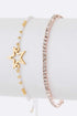 Star Charm String Rhinestone Bracelet Set - Loving It Shop