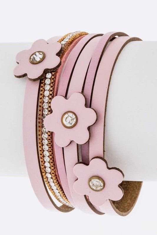 Flower Cutout Magnetic Cuff - Loving It Shop