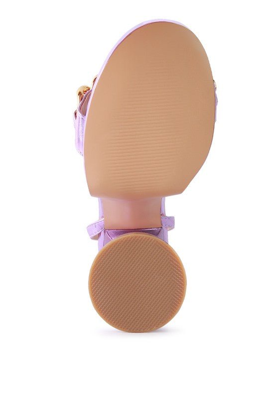 BIG BASH METALLIC HIGH PLATFORM CHUNKY SANDALS - Loving It Shop