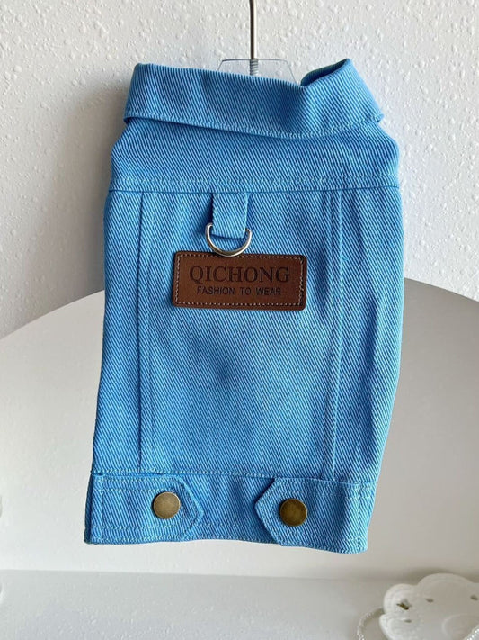 Denim Pet Jacket - Loving It Shop