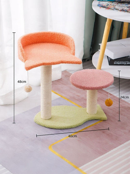 Cat Scratching Post with Cat Bed and Toy - Loving It Shop