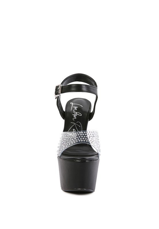 First Date Ultra High Heel Clear Sandals - Loving It Shop