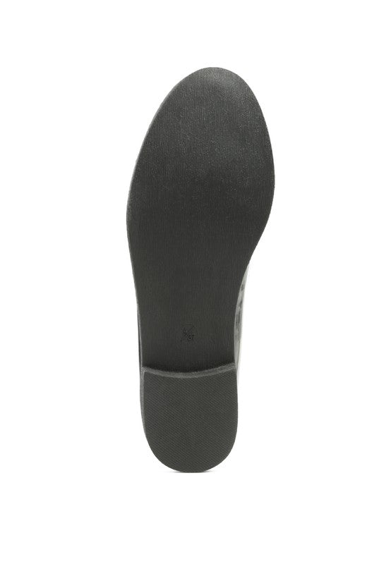 BOWBERRY BOW - TIE PATENT LOAFERS - Loving It Shop