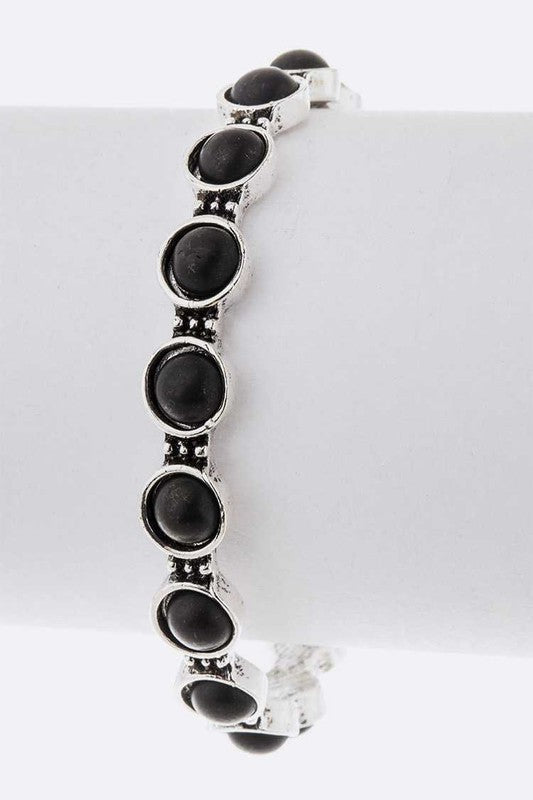 Stone Pave Adjustable Open Cuff - Loving It Shop