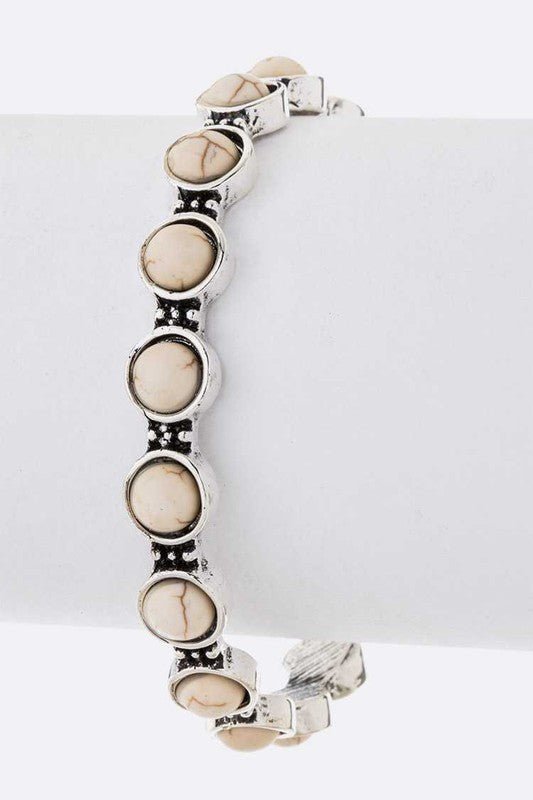 Stone Pave Adjustable Open Cuff - Loving It Shop
