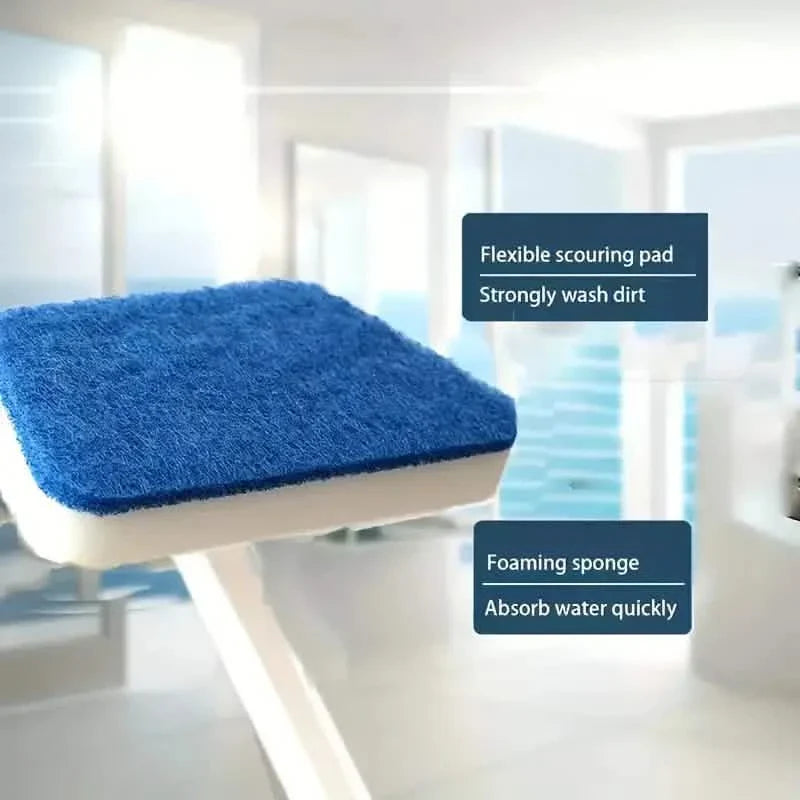 7-Piece Set: Detachable Cleaning Brush with 7 Sponges for Bathtub, Tile, Floor &amp; Window