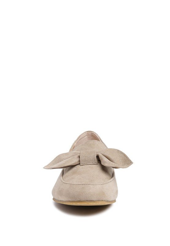 REMEE Front Bow Loafers - Loving It Shop