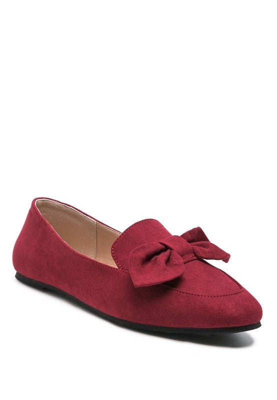 REMEE Front Bow Loafers - Loving It Shop