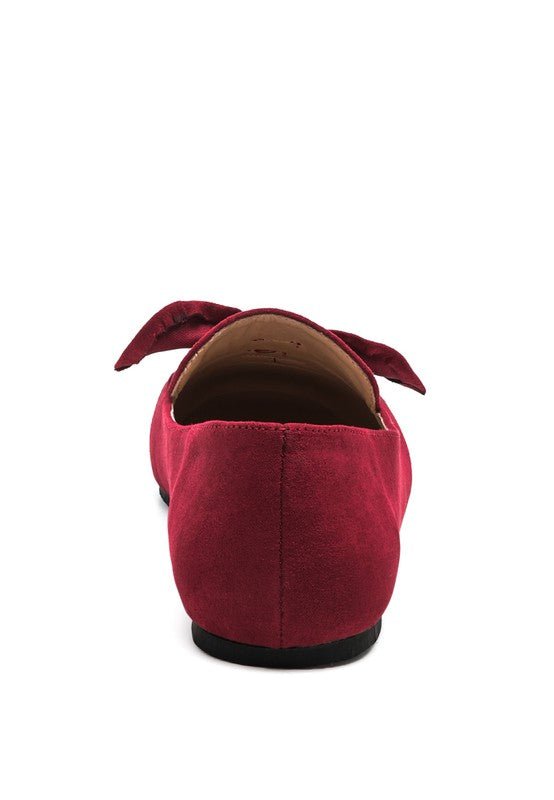 REMEE Front Bow Loafers - Loving It Shop