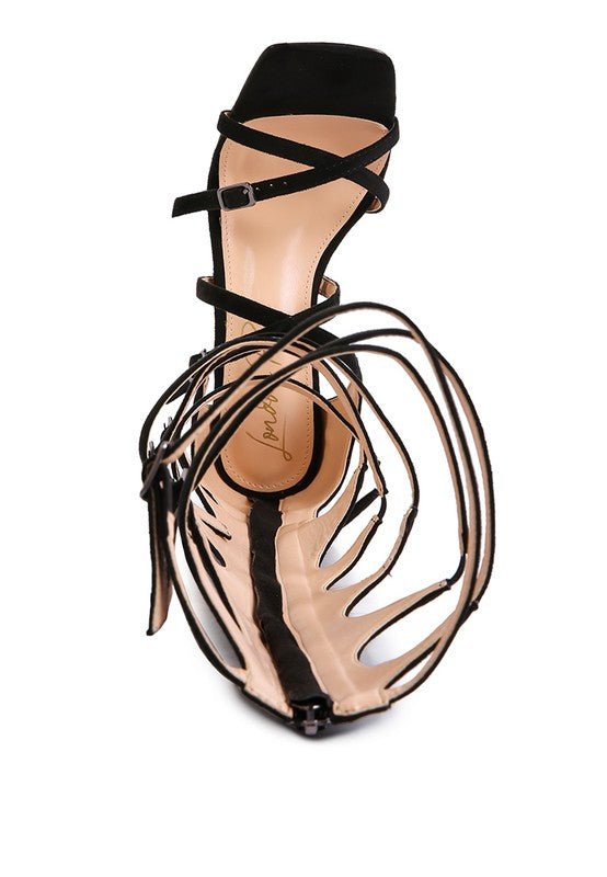 Gossip Strappy Stiletto Heels - Loving It Shop