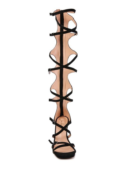 Gossip Strappy Stiletto Heels - Loving It Shop