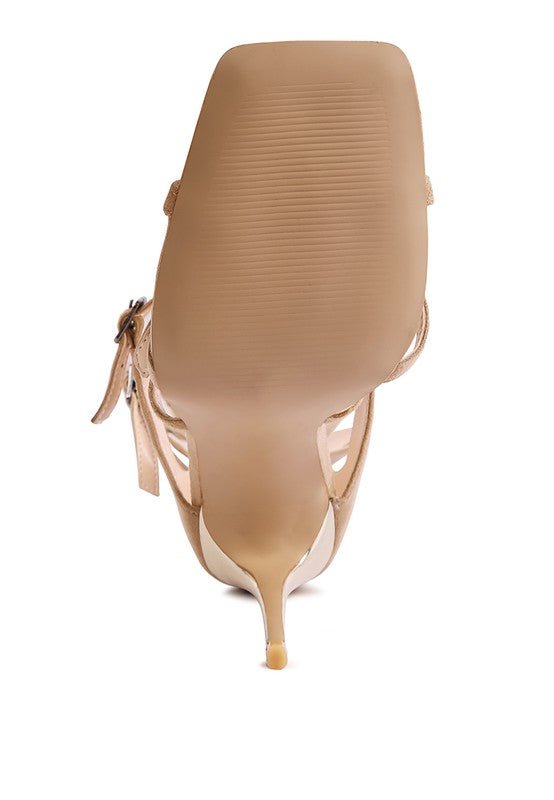 Gossip Strappy Stiletto Heels - Loving It Shop