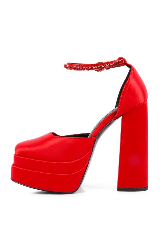 Martini Sky High Platform Sandals - Loving It Shop