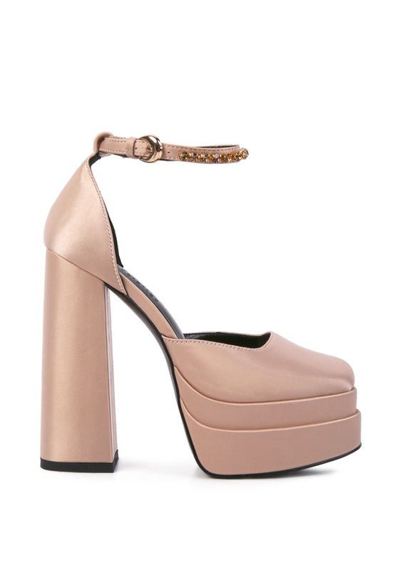 Martini Sky High Platform Sandals - Loving It Shop
