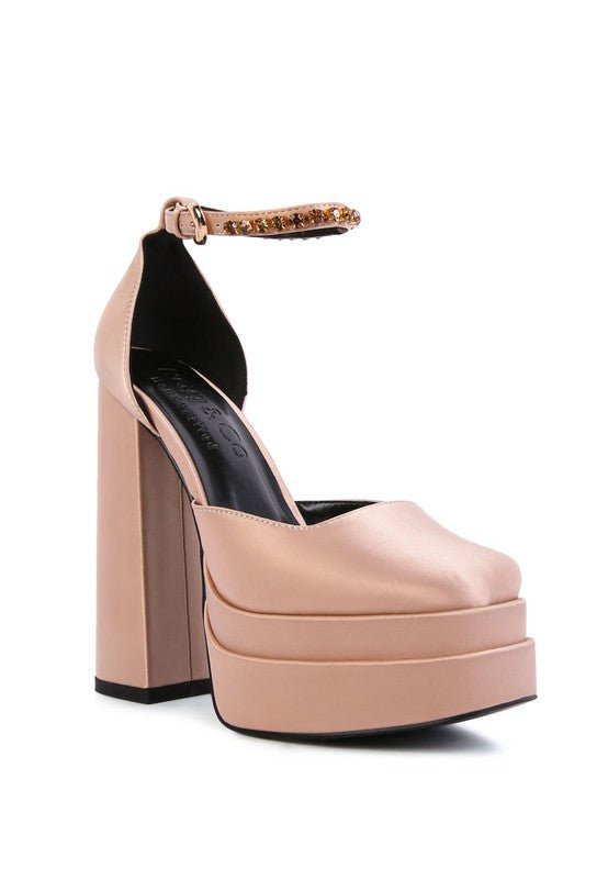 Martini Sky High Platform Sandals - Loving It Shop