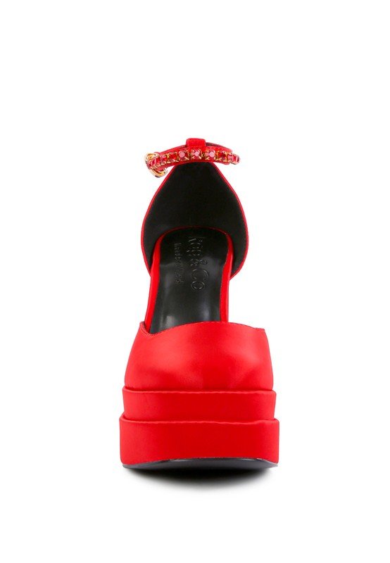 Martini Sky High Platform Sandals - Loving It Shop