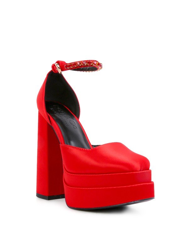 Martini Sky High Platform Sandals - Loving It Shop