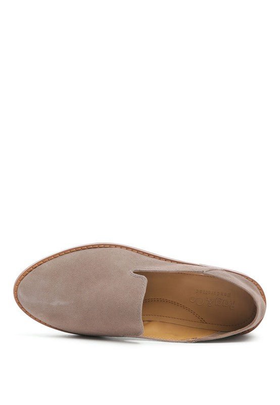 OLIWIA Classic Suede Loafers - Loving It Shop