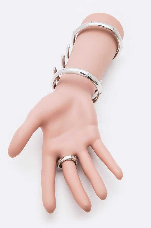 Crystal Spine Iconic Palm Bracelet - Loving It Shop