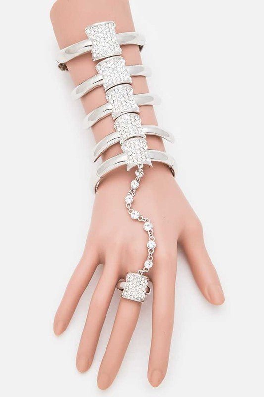 Crystal Spine Iconic Palm Bracelet - Loving It Shop