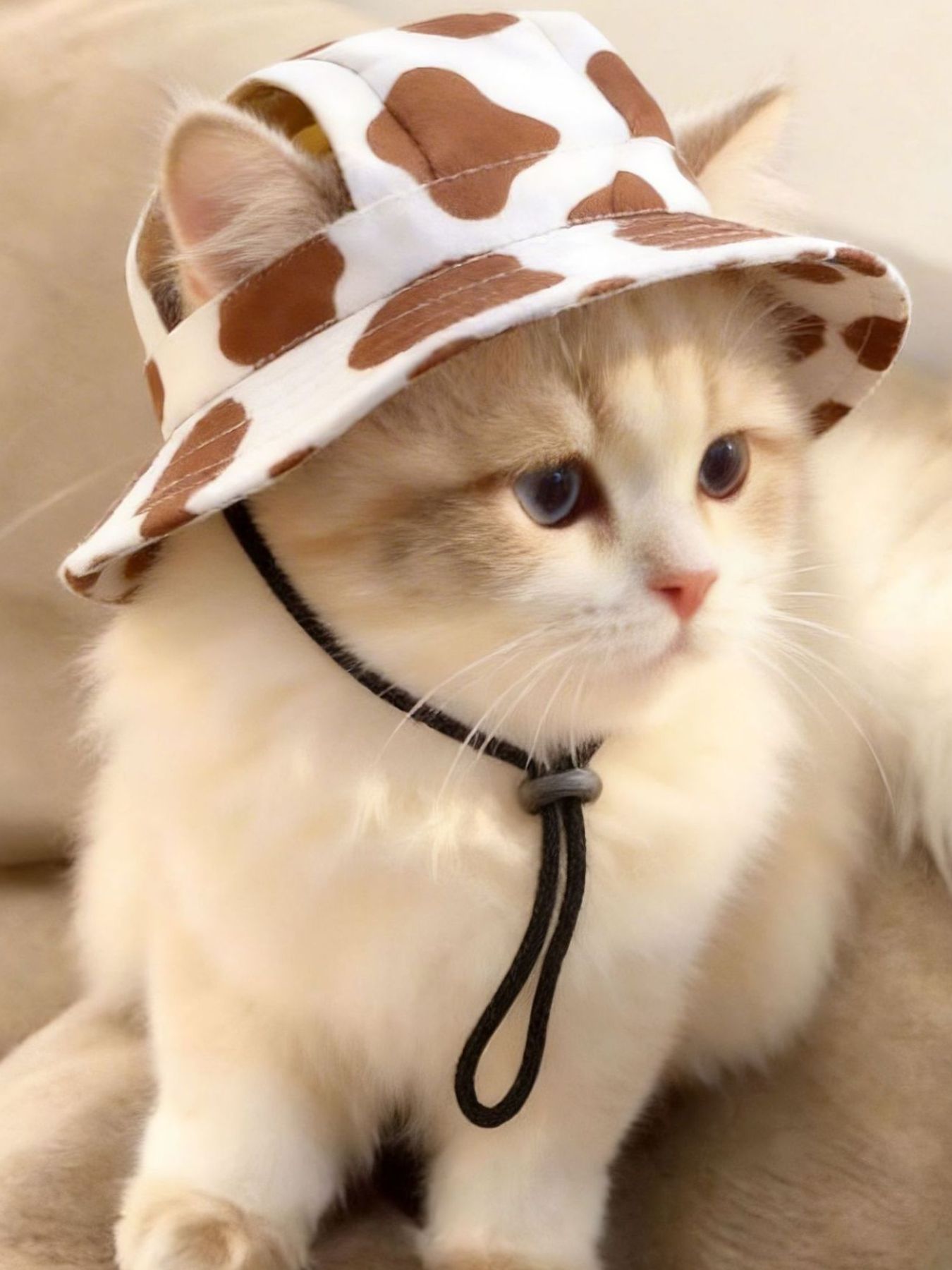 Adjustable Chin Strap Pet Bucket Hat - Loving It Shop