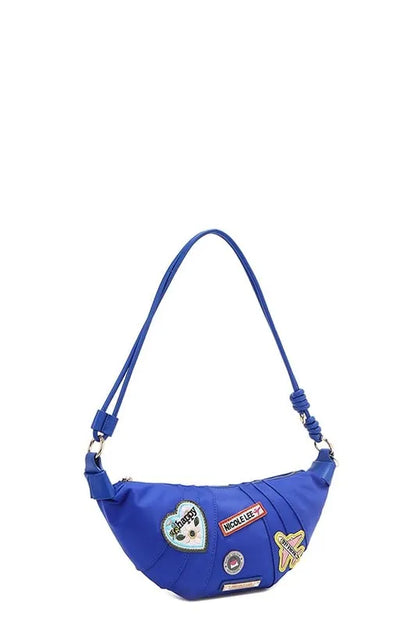 Color Patch Croissant Bag