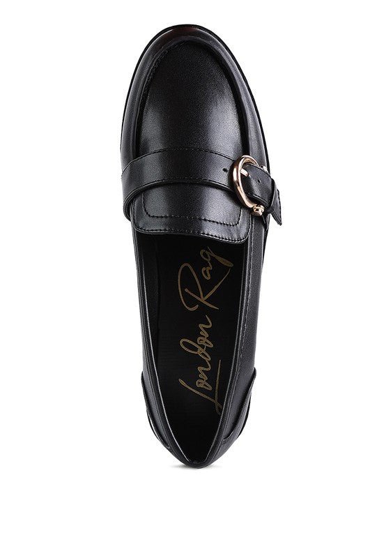 Sheboss Buckle Detail Loafers - Loving It Shop